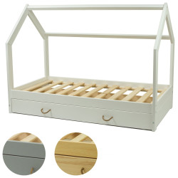 Wooden bed 160x80cm